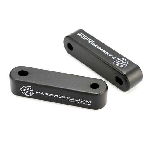 Black bonnet hood risers for - black,